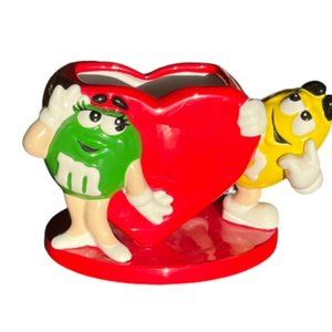 M&M flower vase.